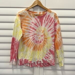 Cotton Blend‎ Tie Dye Crew Neck Sweater sz small